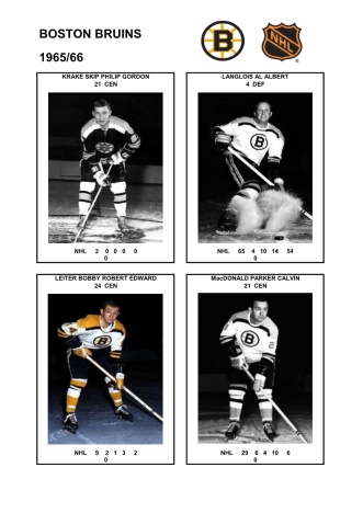 NHL bos 1965-66 foto hracu5
